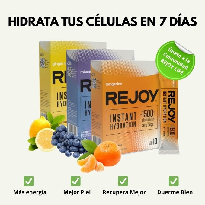 REJOY eleva tu Energía, Claridad Mental y Bienestar Diario
